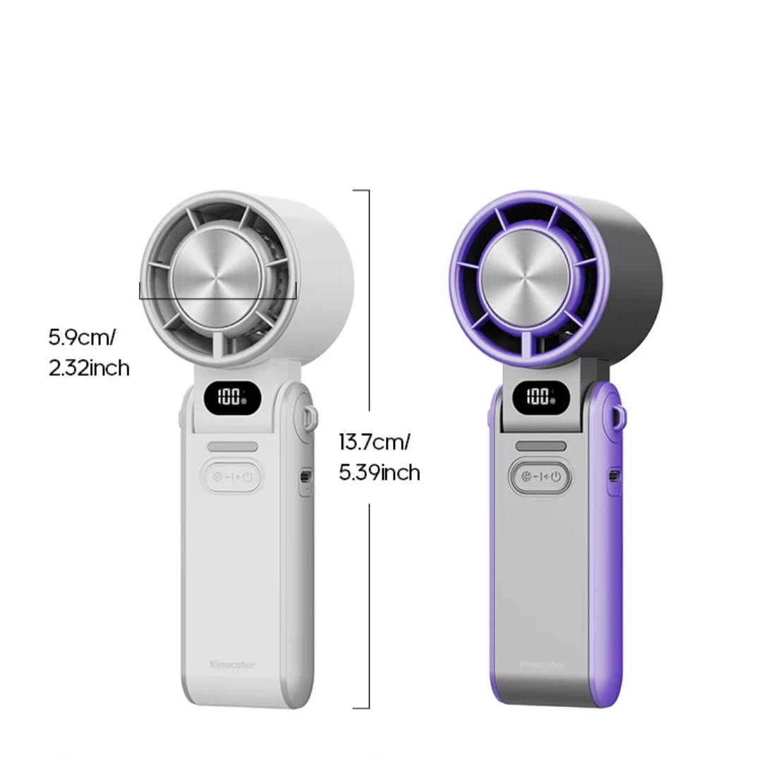 Mini ventilador recargable de larga duración